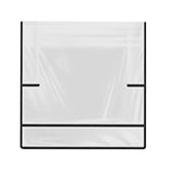 Maxbell 2xHair Salon Chair Cover Chair Backrest Protective Cover for Office Home Salon Black Edge