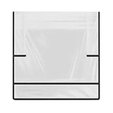 Maxbell 2xHair Salon Chair Cover Chair Backrest Protective Cover for Office Home Salon Black Edge