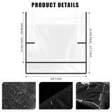 Maxbell 2xHair Salon Chair Cover Chair Backrest Protective Cover for Office Home Salon Black Edge