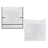 Maxbell 2xHair Salon Chair Cover Chair Backrest Protective Cover for Office Home Salon Black Edge