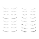Maxbell Maxbell 2x Lower Eyelash Stickers Easy Lazy Eyelash Extension for Girls Women Ladies