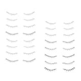 Maxbell Maxbell 2x Lower Eyelash Stickers Easy Lazy Eyelash Extension for Girls Women Ladies