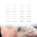 Maxbell Maxbell 2x Lower Eyelash Stickers Easy Lazy Eyelash Extension for Girls Women Ladies