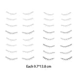 Maxbell Maxbell 2x Lower Eyelash Stickers Easy Lazy Eyelash Extension for Girls Women Ladies