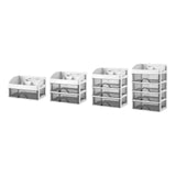 Maxbell Maxbell Vanity Counter Cosmetic Drawer Storage Box Multifunctional for Dresser Table 1 Drawer 22x17x14cm