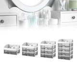 Maxbell Maxbell Vanity Counter Cosmetic Drawer Storage Box Multifunctional for Dresser Table 1 Drawer 22x17x14cm