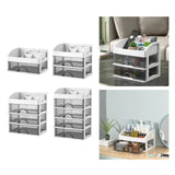 Maxbell Maxbell Vanity Counter Cosmetic Drawer Storage Box Multifunctional for Dresser Table 1 Drawer 22x17x14cm