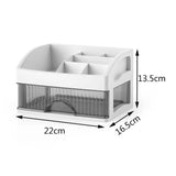 Maxbell Maxbell Vanity Counter Cosmetic Drawer Storage Box Multifunctional for Dresser Table 1 Drawer 22x17x14cm