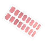 Maxbell Maxbell Nail Stickers Novelty Toe Nail Polish Stickers Simple Decoration Nail Decals Light Rose Pink