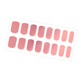 Maxbell Maxbell Nail Stickers Novelty Toe Nail Polish Stickers Simple Decoration Nail Decals Light Rose Pink