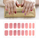 Maxbell Maxbell Nail Stickers Novelty Toe Nail Polish Stickers Simple Decoration Nail Decals Light Rose Pink