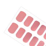 Maxbell Maxbell Nail Stickers Novelty Toe Nail Polish Stickers Simple Decoration Nail Decals Light Rose Pink