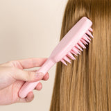 Maxbell Maxbell 4Pcs Portable Hair Brush Set Salon Hairdressing Styling Tool Salon Hair Comb Pink