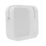 Maxbell Maxbell Silicone Cosmetic Bag with Zipper Portable Toiletry Bag for Gym Travel Women white