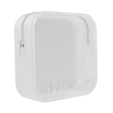 Maxbell Maxbell Silicone Cosmetic Bag with Zipper Portable Toiletry Bag for Gym Travel Women white