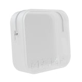 Maxbell Maxbell Silicone Cosmetic Bag with Zipper Portable Toiletry Bag for Gym Travel Women white