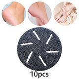 Maxbell 10Pcs Sandpaper Paper disks Replacement Electric Foot Rasp files Grit Refill Discs Engraved Surface