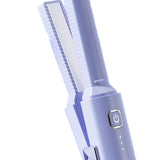 Maxbell Maxbell Mini Flat Iron Hair Straightener Travel Small for Women Girls All Hair Types violet