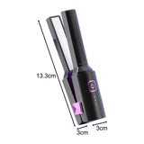Maxbell Maxbell Mini Flat Iron Hair Straightener Travel Small for Women Girls All Hair Types black