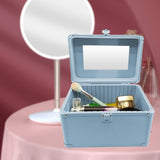 Maxbell Maxbell Makeup Train Case with Mirror Boxes Portable Makeup Bag for Nail Polish