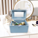 Maxbell Maxbell Makeup Train Case with Mirror Boxes Portable Makeup Bag for Nail Polish