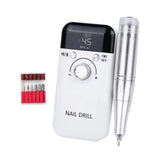 Maxbell Maxbell Electric Nail Drill Machine 45000RPM Nail File for Trimming Removing Cutting white