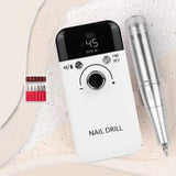 Maxbell Maxbell Electric Nail Drill Machine 45000RPM Nail File for Trimming Removing Cutting white