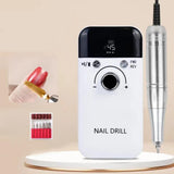 Maxbell Maxbell Electric Nail Drill Machine 45000RPM Nail File for Trimming Removing Cutting white