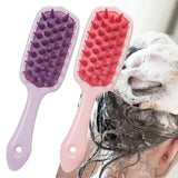 Maxbell Maxbell Silicone Scalp Massager Home Use Hair Styling Tool Scalp Scrubbe Women Salon Pink