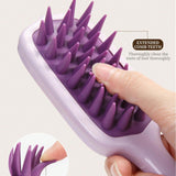 Maxbell Maxbell Silicone Scalp Massager Home Use Hair Styling Tool Scalp Scrubbe Women Salon Pink