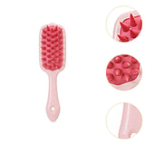 Maxbell Maxbell Silicone Scalp Massager Home Use Hair Styling Tool Scalp Scrubbe Women Salon Pink