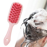 Maxbell Maxbell Silicone Scalp Massager Home Use Hair Styling Tool Scalp Scrubbe Women Salon Pink