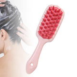 Maxbell Maxbell Silicone Scalp Massager Home Use Hair Styling Tool Scalp Scrubbe Women Salon Pink
