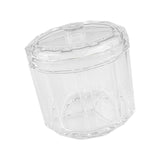 Maxbell Makeup Cotton Swab Jar Portable Qtip Dispenser for Vanity Countertop Dresser