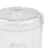 Maxbell Makeup Cotton Swab Jar Portable Qtip Dispenser for Vanity Countertop Dresser