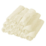 Maxbell 12Pcs Face Cradle Covers Massage Table Headrest Covers for Salon Bed SPA Bed Beige