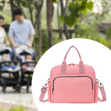 Maxbell Diaper Bag Tote Stylish Baby Diaper Bag for Snacks Travel Outdoor Activities pink