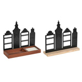 Maxbell Earrings Holder Ear Studs Storage Rack for Valentines Bedroom Dressing Table brown base