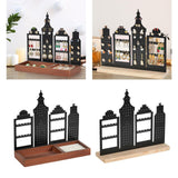 Maxbell Earrings Holder Ear Studs Storage Rack for Valentines Bedroom Dressing Table brown base