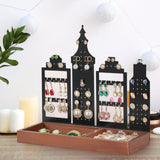 Maxbell Earrings Holder Ear Studs Storage Rack for Valentines Bedroom Dressing Table brown base