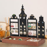 Maxbell Earrings Holder Ear Studs Storage Rack for Valentines Bedroom Dressing Table brown base