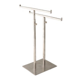 Maxbell Purse Display Stand with Adjustable Height Handbag Display Stand for Display double T