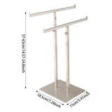 Maxbell Purse Display Stand with Adjustable Height Handbag Display Stand for Display double T