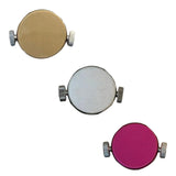 Maxbell Stainless Steel Eyebrow Stencil Compact Makeup Tool for Practice Gift Travel gold