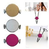 Maxbell Stainless Steel Eyebrow Stencil Compact Makeup Tool for Practice Gift Travel gold