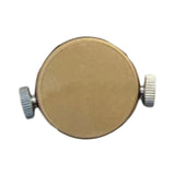 Maxbell Stainless Steel Eyebrow Stencil Compact Makeup Tool for Practice Gift Travel gold