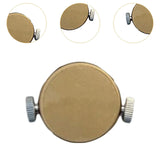 Maxbell Stainless Steel Eyebrow Stencil Compact Makeup Tool for Practice Gift Travel gold