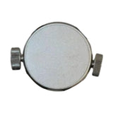 Maxbell Stainless Steel Eyebrow Stencil Compact Makeup Tool for Practice Gift Travel argent