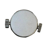 Maxbell Stainless Steel Eyebrow Stencil Compact Makeup Tool for Practice Gift Travel argent