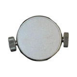 Maxbell Stainless Steel Eyebrow Stencil Compact Makeup Tool for Practice Gift Travel argent